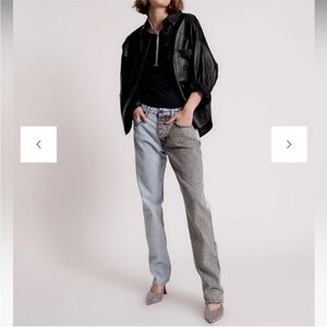 New One Teaspoon Free People Truckers Mid Rise Straight Leg Jeans 29 Rigid NWT